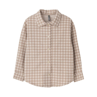 Рубашка Гусиная лапка Crockid КР 302559 бежевый 01